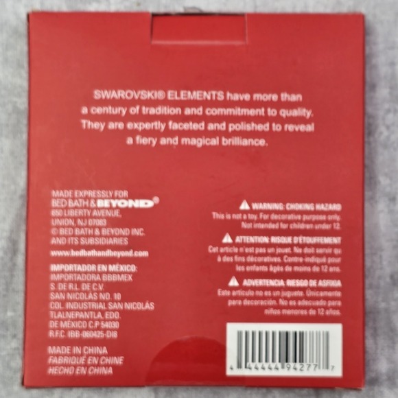 Harvey Lewis Ornament "Skiing Sport Frame" with Swarvoski Crystal Element  SKI'S - Picture 4 of 4